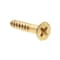 Prime-Line Wood Screw, Flat Head, Phillips Drive No. 4 X 5/8in Solid Brass 25PK 9034277 - alternate 1